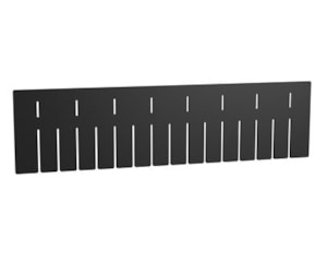 Séparateurs Transversaux Pour Bac De Rangement Akro-Mils 30230 - Lot De 6, Noir, Fabrication USA