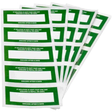 Accuflow Cleanroom Products KLORESE KL2 Bottle Refill Labels