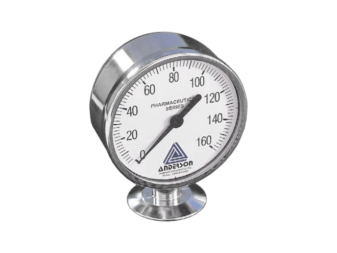 Anderson-Negele EM Sanitary Pressure Gauge