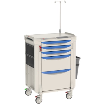 Metro FLMAGNT Flexline Malignant Hyperthermia Cart