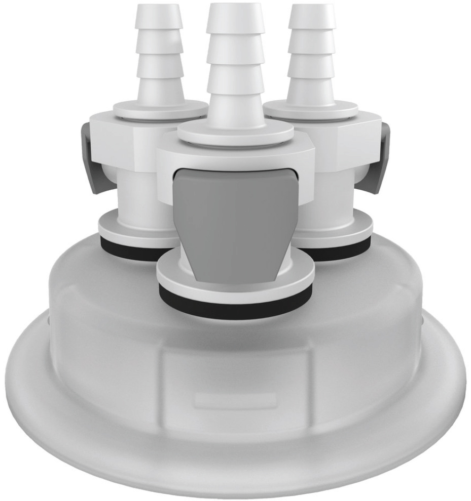 Foxx Life Sciences 83B VersaCap Hose Barb Adapter with Quick Connect