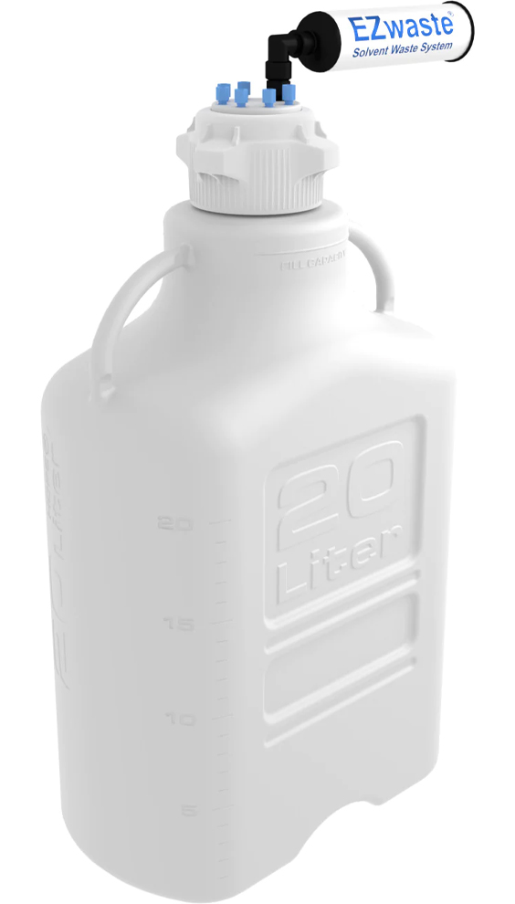 Foxx Life Sciences EZwaste HDPE Carboy with 83B VersaCap
