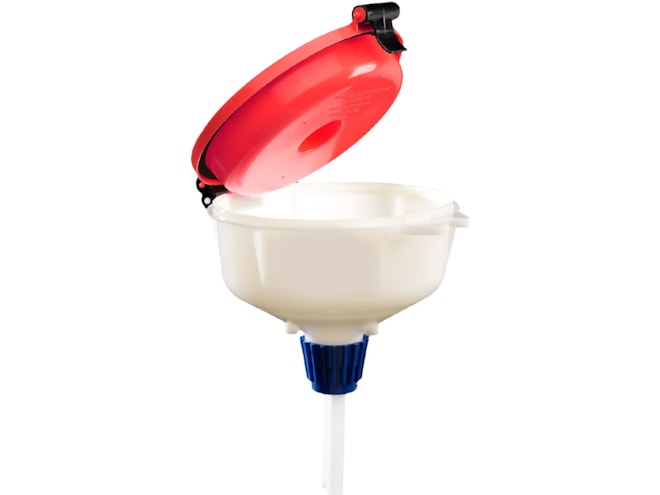 Foxx Life Sciences EZwaste HDPE Safety Funnel with VersaCap
