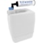 Foxx Life Sciences EZwaste UN/DOT 10L HDPE Carboy with VersaCap