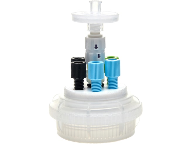 Foxx Life Sciences HPLC Solvent Reservoir GL45 ChromCap Assembly