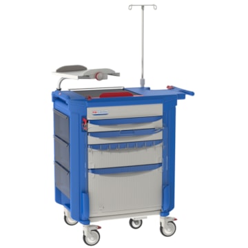 Metro LECCRP4 Lifeline Crash Cart