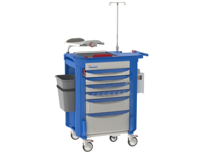 Metro LECCRP6 Lifeline Crash Cart
