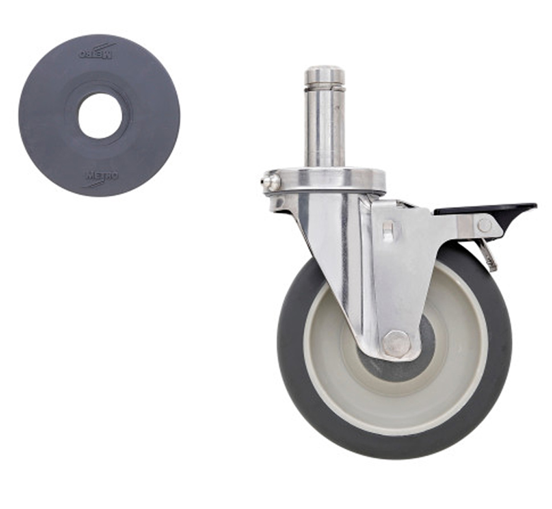 Metro Cart-Washable Swivel Stem Worktable Caster