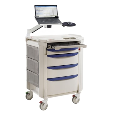 Metro FLXCOM-LT Flexline Computer Ready Cart