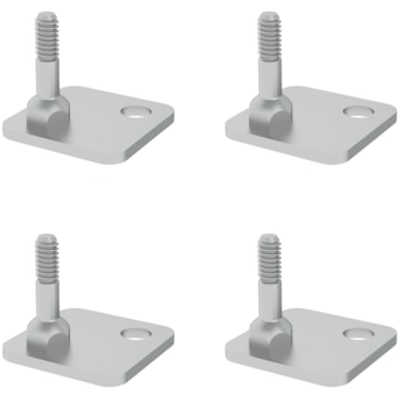Metro SAFP Threaded Seismic Foot Plate Kit