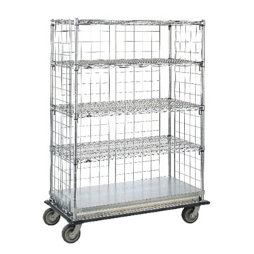 Metro Super Adjustable Super Erecta Linen Exchange and Transport Cart