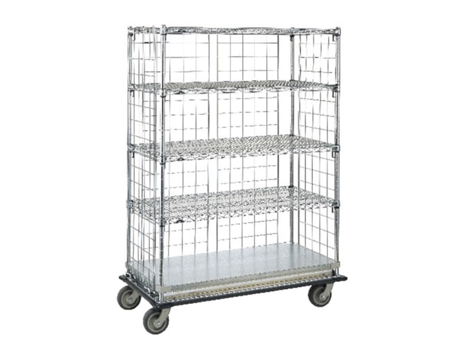 Metro Super Adjustable Super Erecta Linen Exchange and Transport Cart