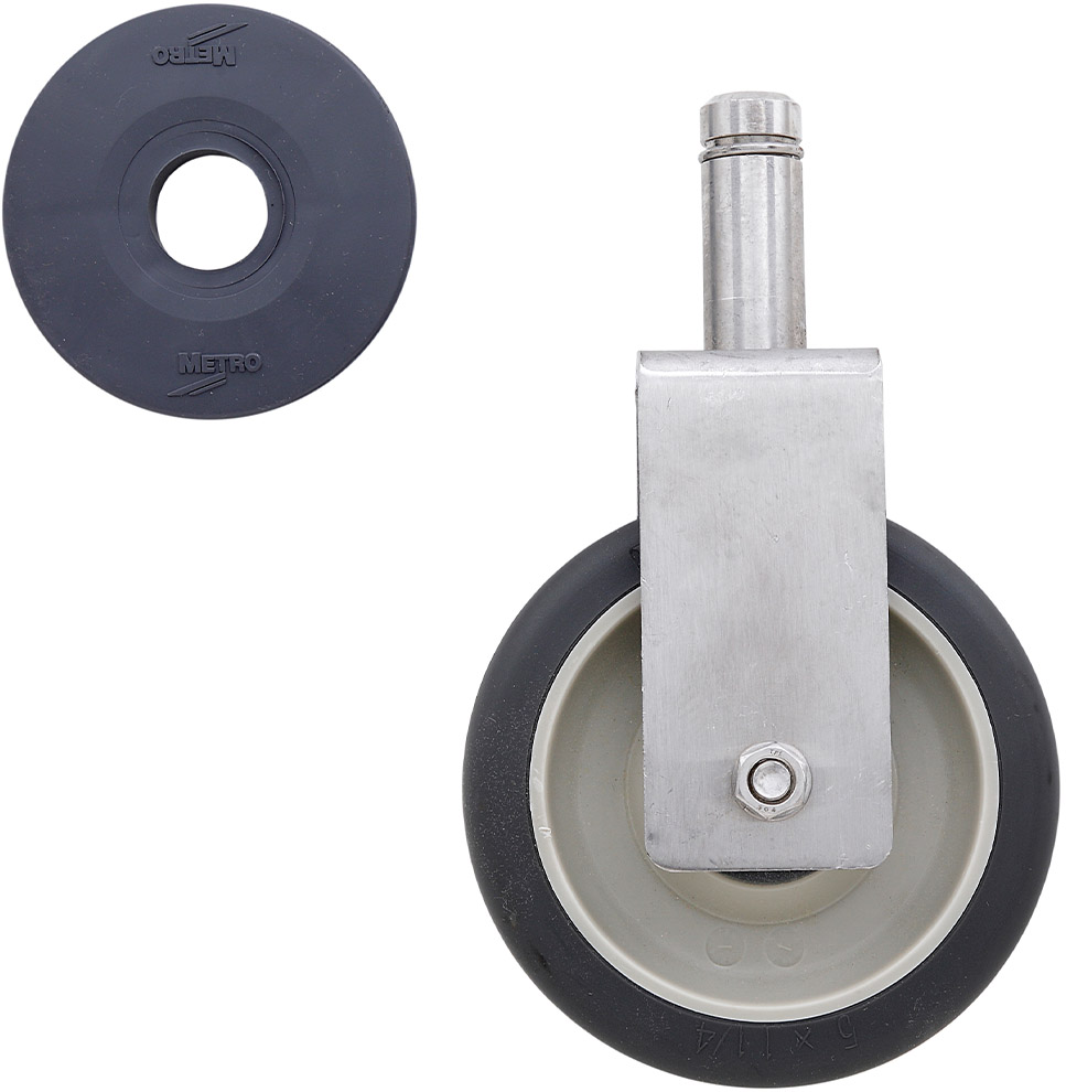 Metro Super Erecta 5in Polyurethane Stem Caster