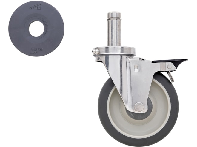 Metro Super Erecta 5in Polyurethane Stem Caster