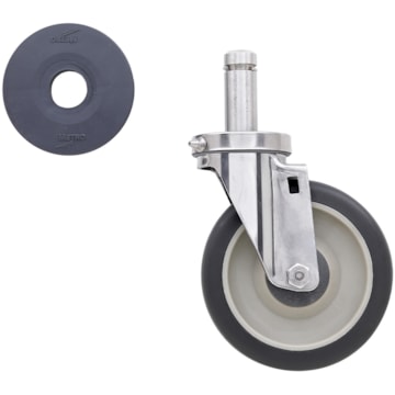 Metro Super Erecta 5in Polyurethane Stem Caster