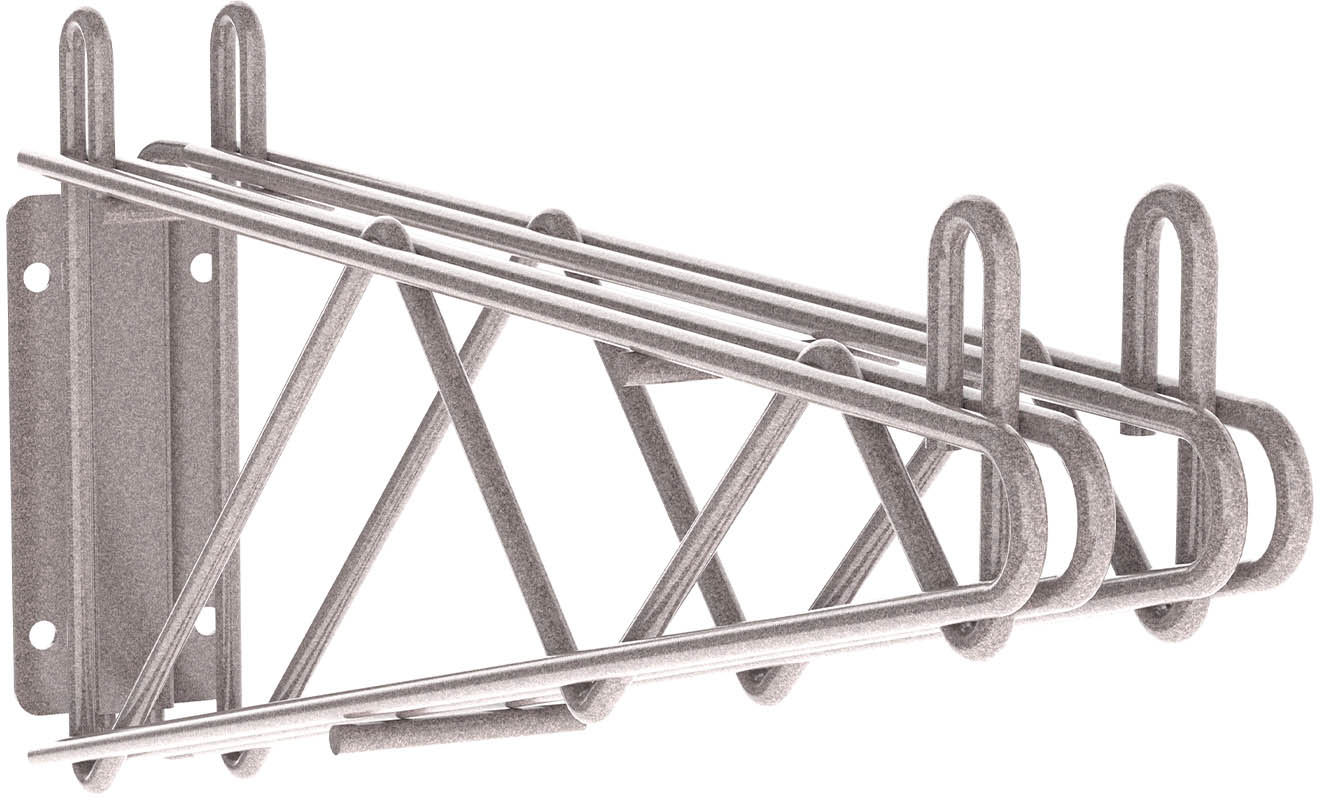 Metro Super Erecta Direct Wall Mount Double Shelf Bracket