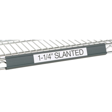 Metro Super Erecta Gray Slanted Label Holder