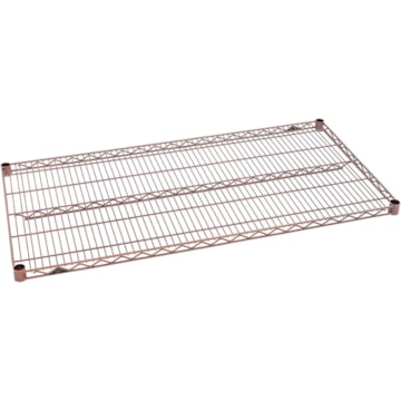 Metro Super Erecta Industrial Wire Shelf with Copper Hammertone Finish
