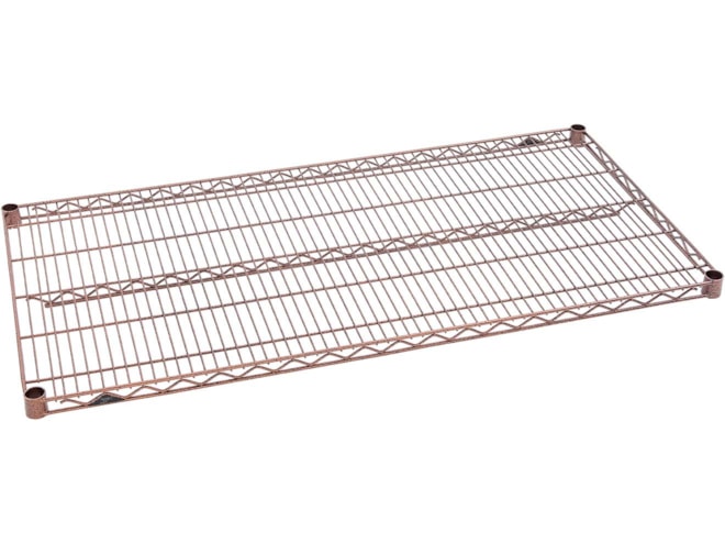 Metro Super Erecta Industrial Wire Shelf with Copper Hammertone Finish