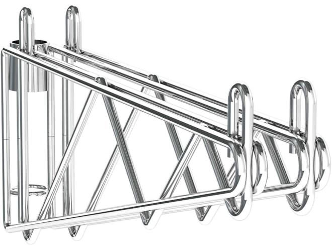 Metro Super Erecta Post-Type Wall Mount Double Shelf Bracket