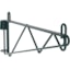 Metro Super Erecta Post-Type Wall Mount Single Shelf Bracket with Green Metroseal Finish
