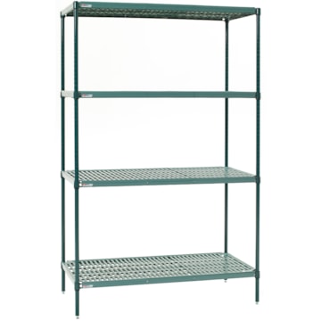 Metro Super Erecta Pro Industrial Wire 4-Shelf Shelving Unit