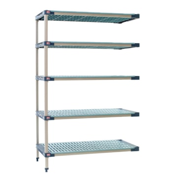 Metro MetroMax 4 Plastic Industrial Shelving Add-On Unit