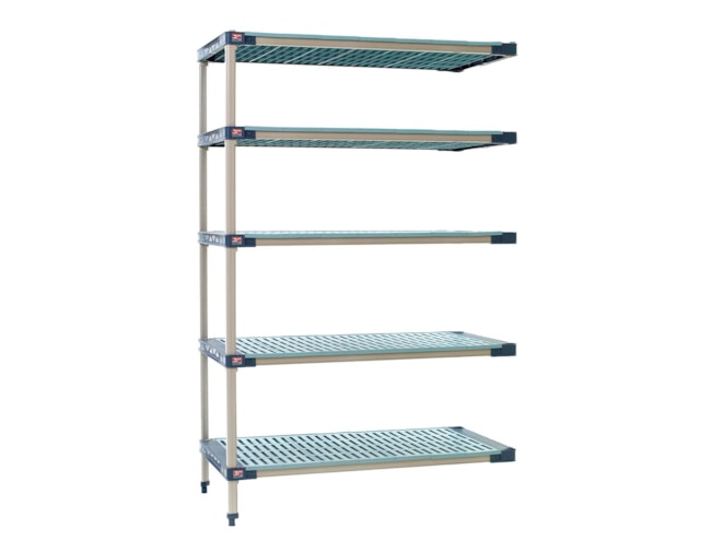 Metro MetroMax 4 Plastic Industrial Shelving Add-On Unit