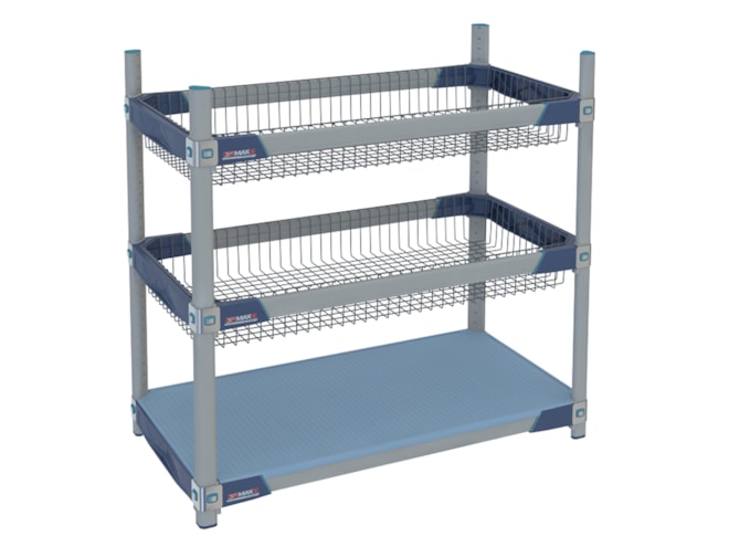 Metro MetroMax i Glassware Basket Cart