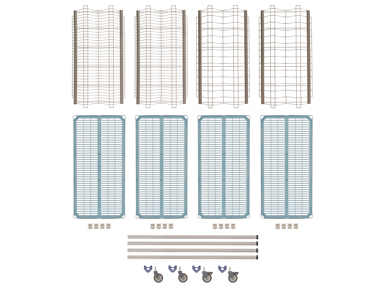 Metro MetroMax i PR48VX4 Mobile Drying Rack