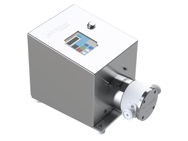 Quattroflow QF150 Series 4-Piston Diaphragm Pump with Single-Use Chambers