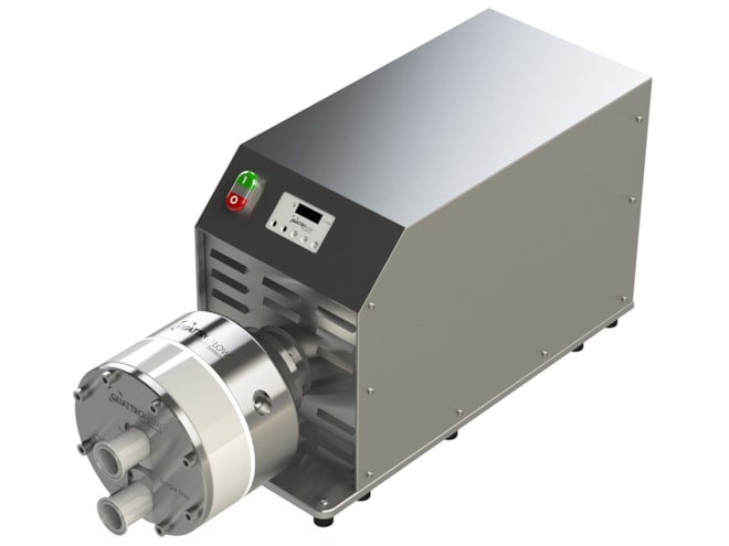 Quattroflow QF5k Series 4-Piston Diaphragm Pump with Single-Use Chamber