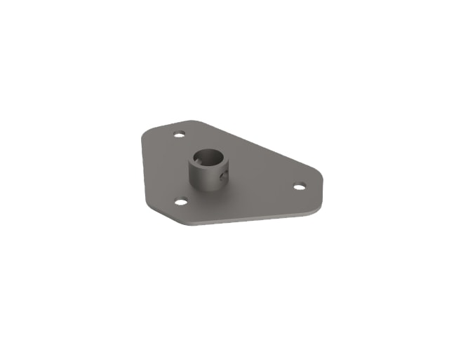 Metro SABP13BR-4PK Seismic Shelving Triangular Base Plate Kit