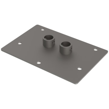 Metro SABP25BR-2PK Seismic Shelving Rectangular Base Plate Kit