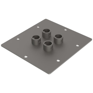 Metro SABP46BR-1PK Seismic Shelving Square Base Plate Kit