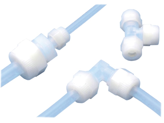 Pfa Compression Saint-Gobain PharmaFluor Straight Union Fitting | Sanitary Fittings ...