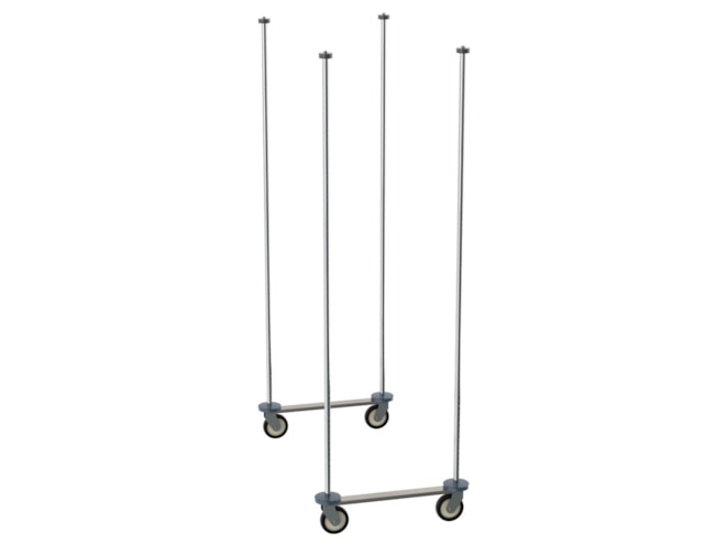 Metro Super Erecta Top-Track Overhead Track Shelving Mobile Unit Kit