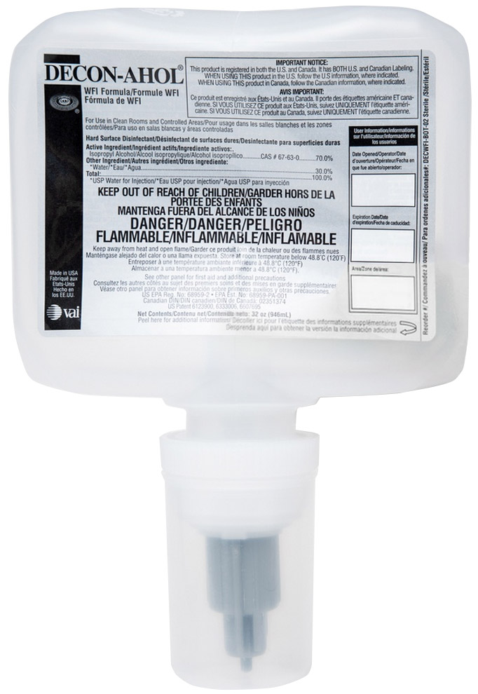 VAI DECON-AHOL WFI Formula Disinfectant