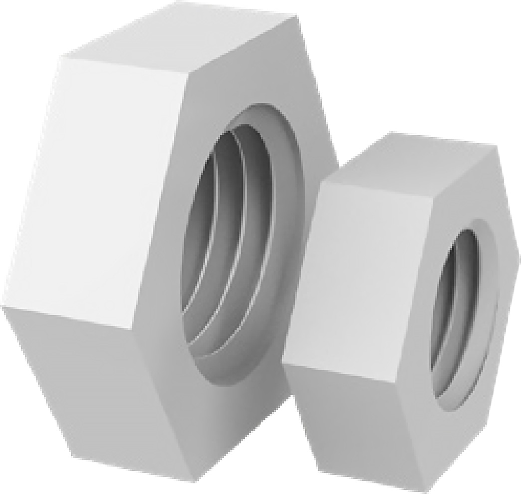 Eldon James Bulkhead and Panel Mount Hex Nut