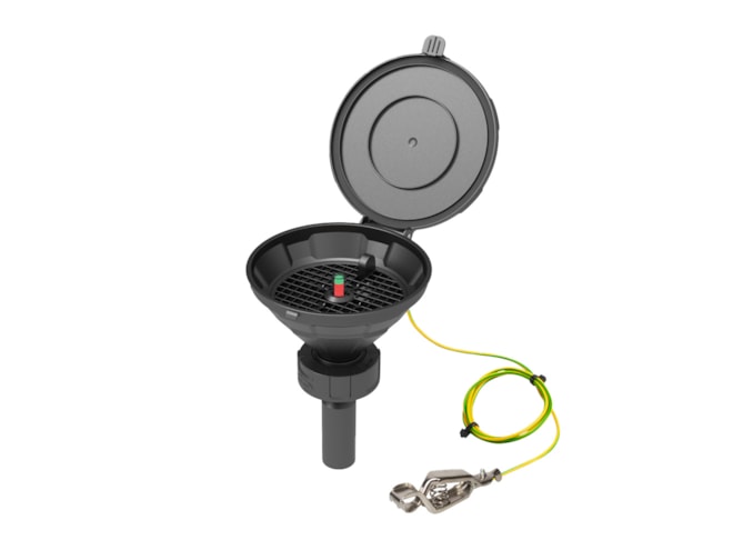 SCAT Lab Safety S60/61 MARCO Safety Funnel with Hinged Lid and Level Indicator