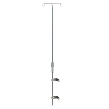 Metro Flexline / Lifeline FL315 2-Hook IV Pole with Cart Mount
