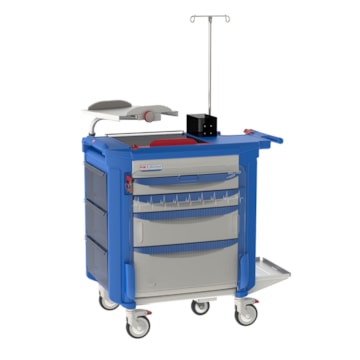 Metro LECCRP3 Lifeline Crash Cart