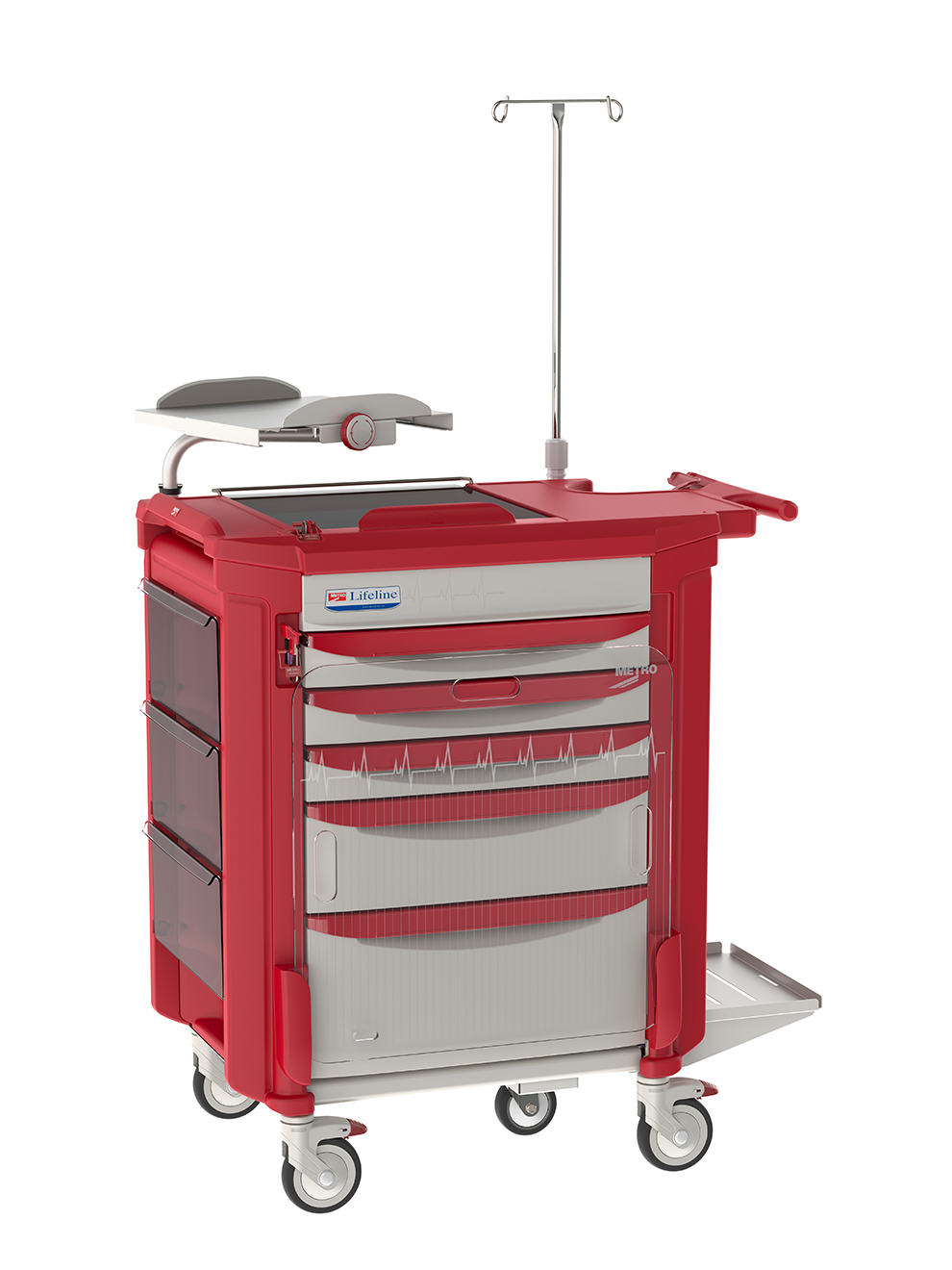 Metro LECCRP5 Lifeline Crash Cart