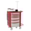 Metro LECCRP7 Lifeline Crash Cart - red