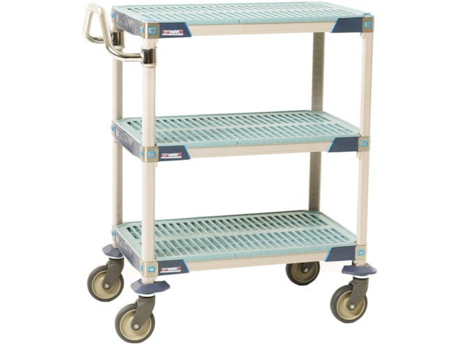 Metro MetroMax i Industrial Plastic Shelving Utility Cart