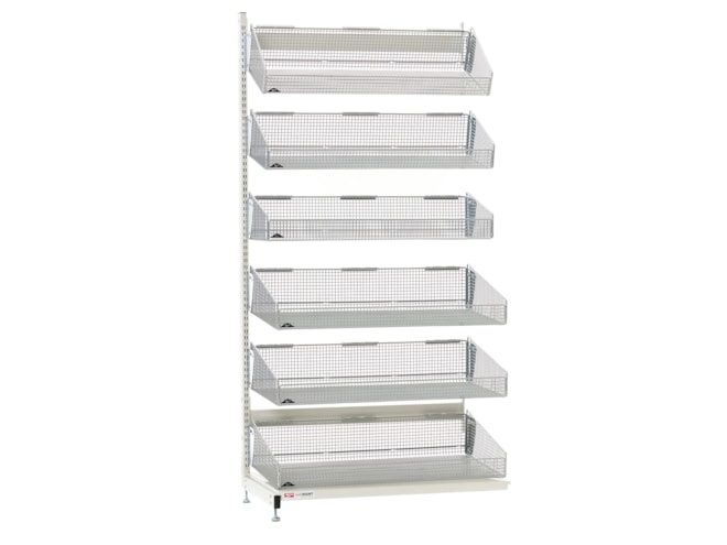 Metro qwikSIGHT Mobile / Stationary Singled-Sided Basket Add-On Unit