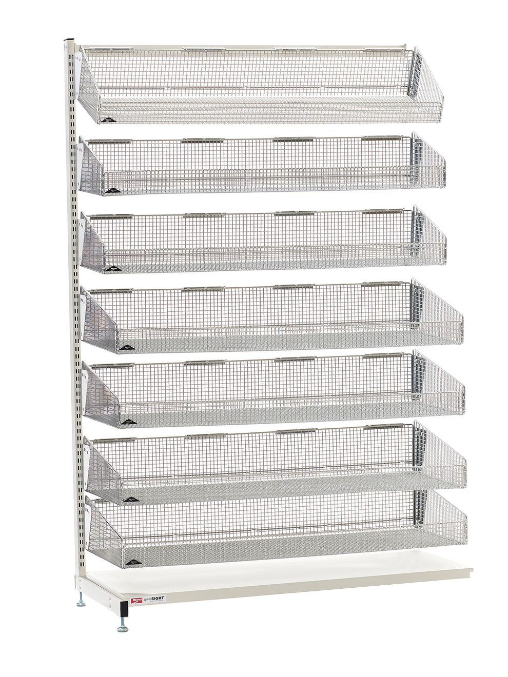 Metro qwikSIGHT Mobile / Stationary Singled-Sided Basket Add-On Unit