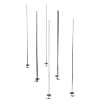 Metro qwikTRAK Floor Track Shelving Double Deep Stationary Intermediate Unit Kit