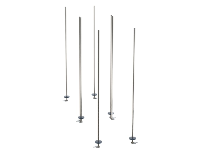 Metro qwikTRAK Floor Track Shelving Double Deep Stationary Intermediate Unit Kit