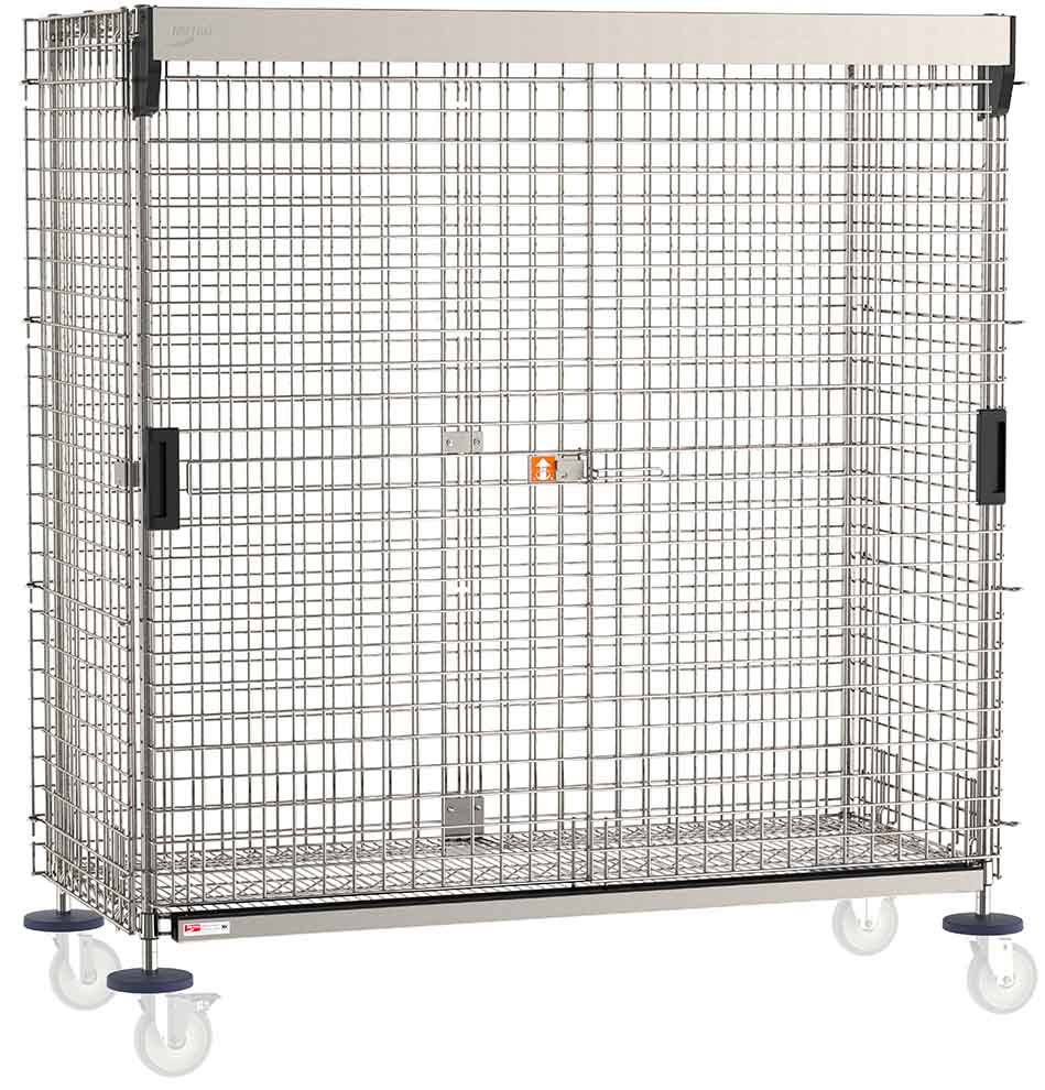 Metro Security Shelving Unit with SlideSecure Sliding Door